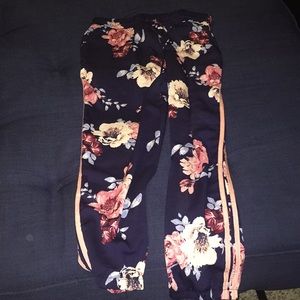 Floral Jogger Style Pants